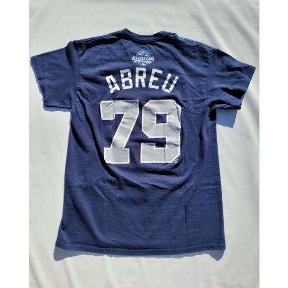 Joes Abreu All Star Shirt Men's M Medium Navy Blue MLB American League Majestic - Picture 2 of 5